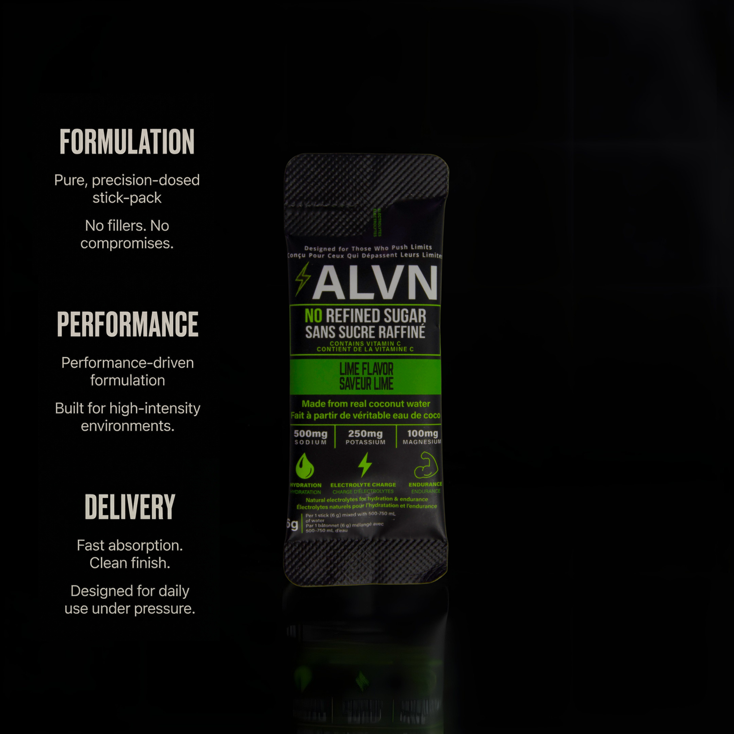 ALVN athlete hydration formula benefits and ingredients